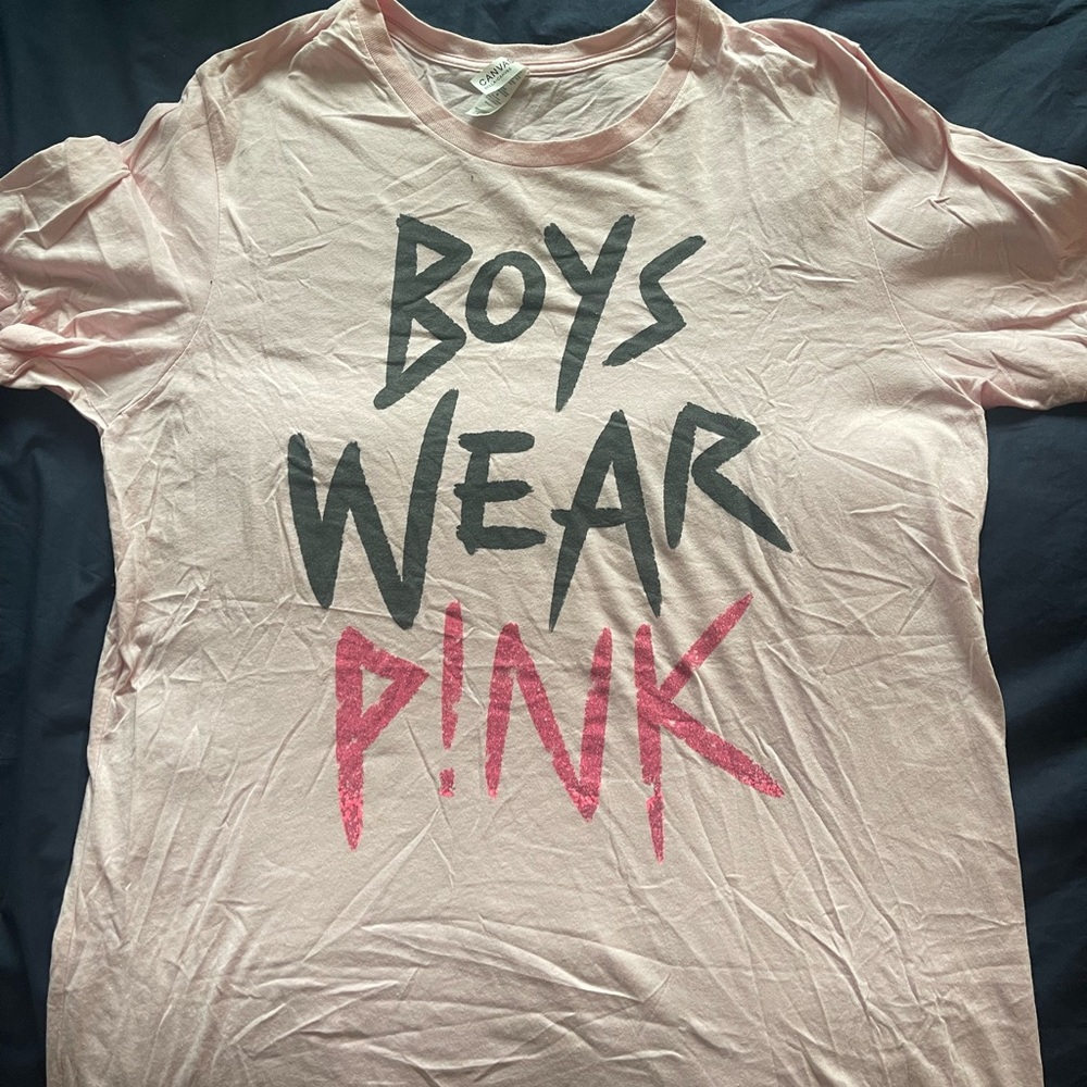 Todrick Hall Boys Wear Pink Tour Tee Shirt - Forbidden Tour